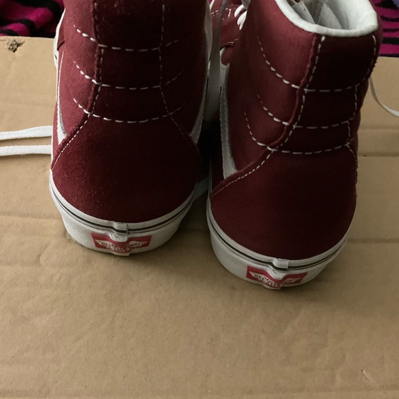 Vans Red High-Top Sneakers - Picture 7 of 9